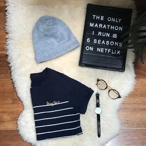 Navy Striped T-shirt